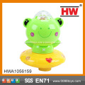 New design musical light plastic frogs toy